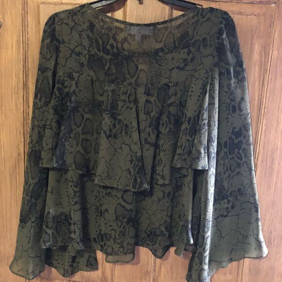 Jennifer Lopez Snakeskin Blouse - Picture 6 of 11